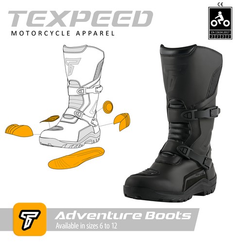 Leder motorrad stiefel - leder,