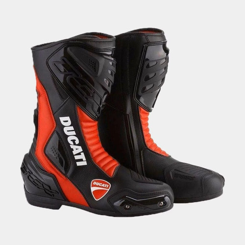Ducati leder rennstiefel für - leder-rennstiefel,