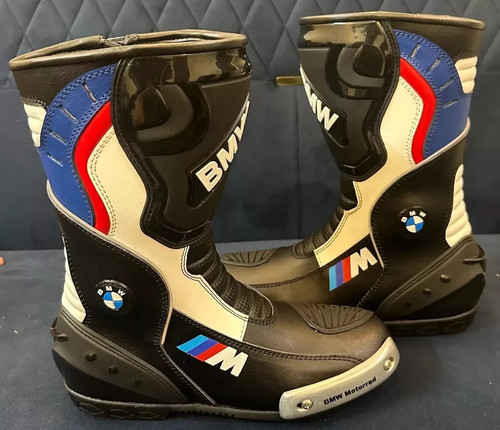 Motorradstiefel aus leder - motorradstiefel,